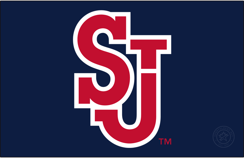 St. John's Red Storm 2015-Pres Primary Dark Logo iron on transfers for T-shirts